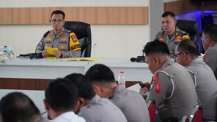 Polrestabes Surabaya Gelar Rakor Kesiapan Pengamanan Tiap TPS