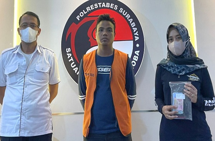 Jual Sabu, Penjual Bensin Eceran di Jalan Kunti Surabaya Ditangkap Polisi