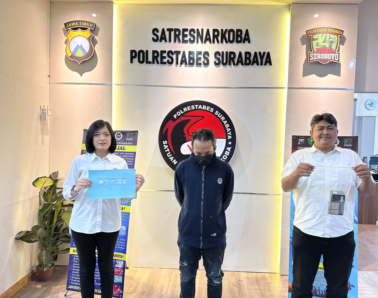 Jadi Kurir Sabu, Kernet Bus Malam di Surabaya Dibekuk Polisi