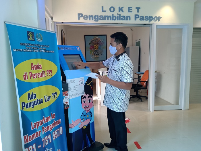 PPKM, Imigrasi Tanjung Perak Turunkan Kuota Layanan Paspor