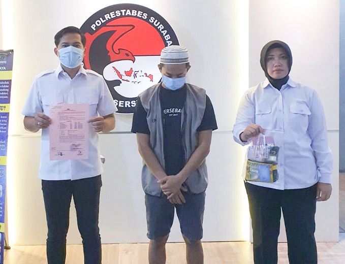 Nyambi Jual Sabu, Motir Bengkel di Surabaya Dibekuk Polisi