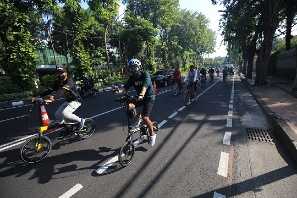 Agar Tertib dan Aman, Dishub Surabaya Siapkan Lajur Khusus Pesepeda
