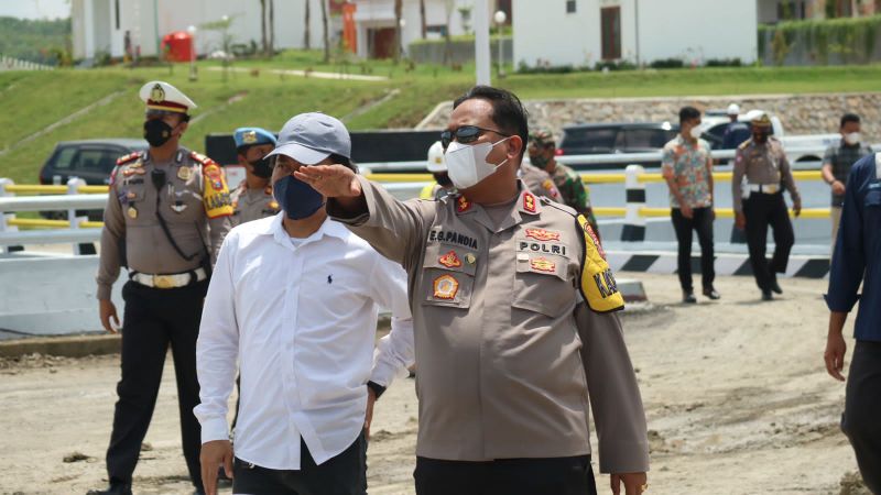 Jokowi Resmikan Bendungan Gongseng, Polisi di Bojonegoro Siap Patroli Objek Vital