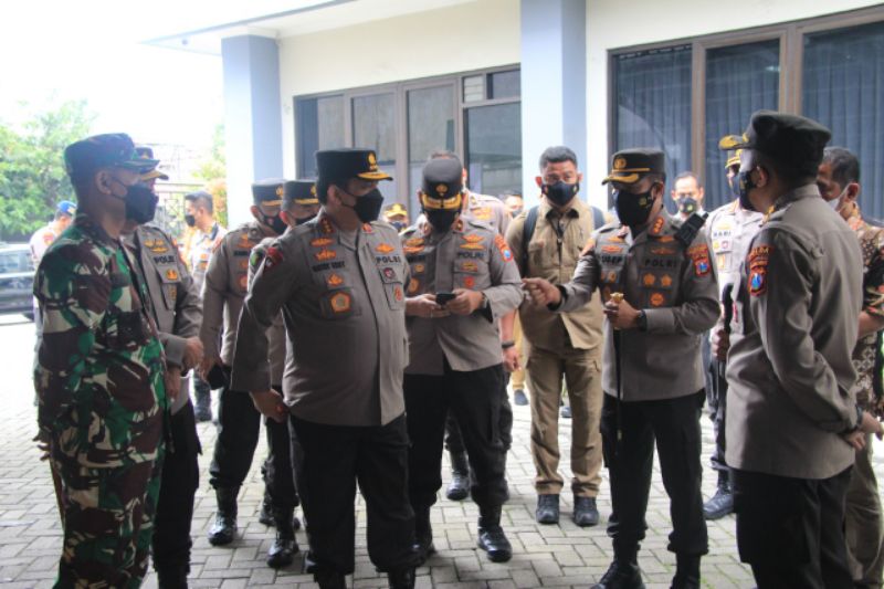 Wakapolri Cek Kesiapan Satgas Repatriasi di LPMP, Ketintang,  Surabaya 
