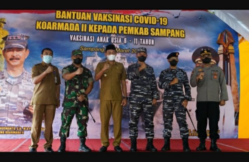 Kaskoarmada II Gelar Vaksinasi bersama Pemkab Sampang, Mendapat Sambutan Positif