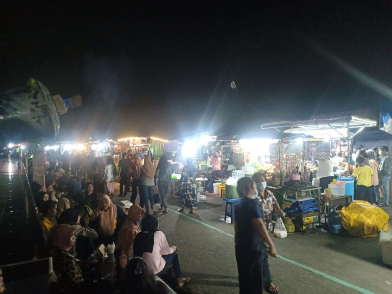 Pasar Malam Kodam Brawijaya Kembali Ramai Didatangi Pengunjung 
