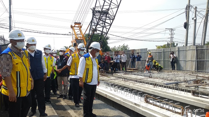 Menteri PUPR Basuki Hadimuljono Tinjau Perbaikan Jembatan Ngaglik 1