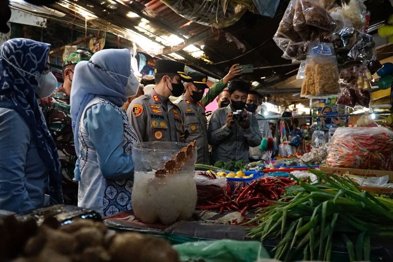 Sidak ke Pasar Tanjung Anyar dan Swalayan, Walikota Temukan Harga Bahan Pokok Naik