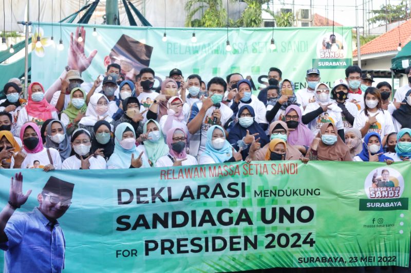 Dipercaya Dapat Mengembangkan UMKM, Sandiaga Didukung Warga Surabaya