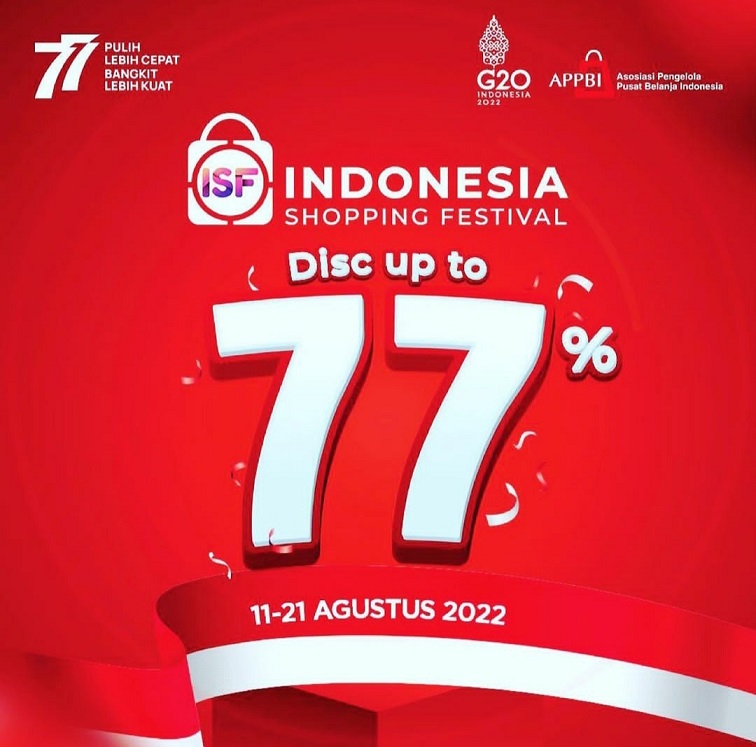 ISF 2022, Pengunjung 28 Mall di Surabaya Dihujani Spesial Diskon Hingga 77 Persen