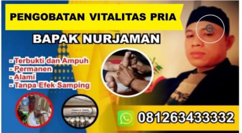 Pengobatan Alat Vital Jakarta Bapak Nurjaman, Ampuh dan Permanen 081263433332