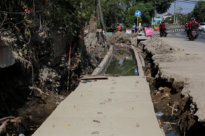 Dibangun Saluran Air, Beberapa Kawasan Rawan di Surabaya Sudah Tak Banjir