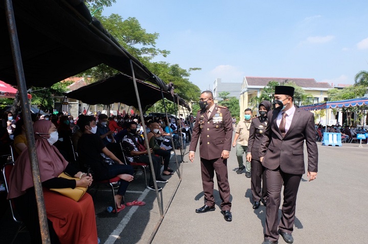 Wali Kota Eri Apresiasi Polri atas Kerjasama Tangani Covid- 19 di Surabaya