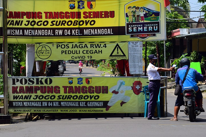 Jelang Nataru, Kampung Tangguh Surabaya Diminta Diaktifkan Lagi
