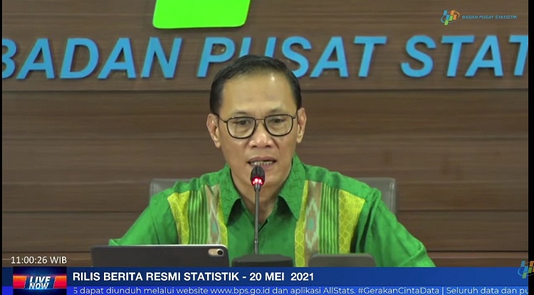 BPS: Nilai Ekspor Indonesia Bulan April 2021 Capai US$ 18,48 Miliar
