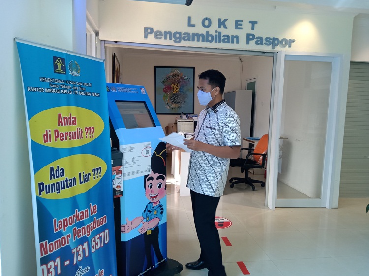 Layanan Paspor di Imigrasi Perak Bulan April 2021 Capai 1.766 Dokumen
