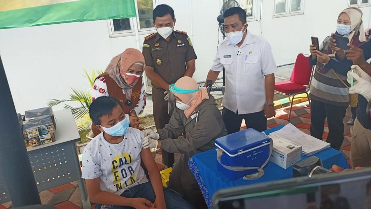 Kota Mojokerto Jadi Pioner Vaksinasi Anak di Jawa Timur