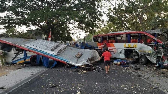 Kernet Bus Sugeng Rahayu Meninggal Dunia, Korban Kecelakaan Maut Bus di Ngawi Jadi 4 Orang