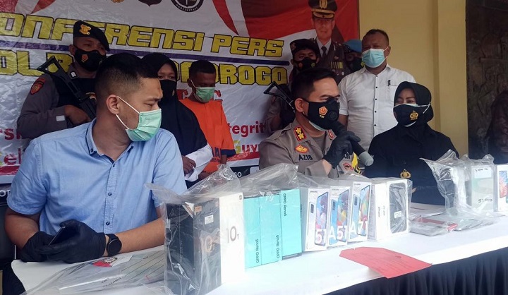 Pencuri Puluhan Ponsel di Konter HP di Ponorogo Tertangkap di Lampung