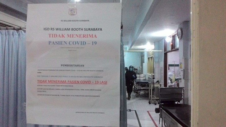 Semua RS Rujukan di Surabaya, Tolak Pasien Baru