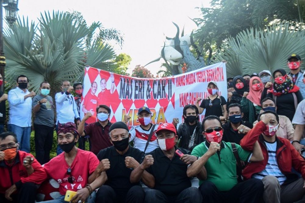 Relawan Pemuda Surabaya Dukung Eri-Armudji