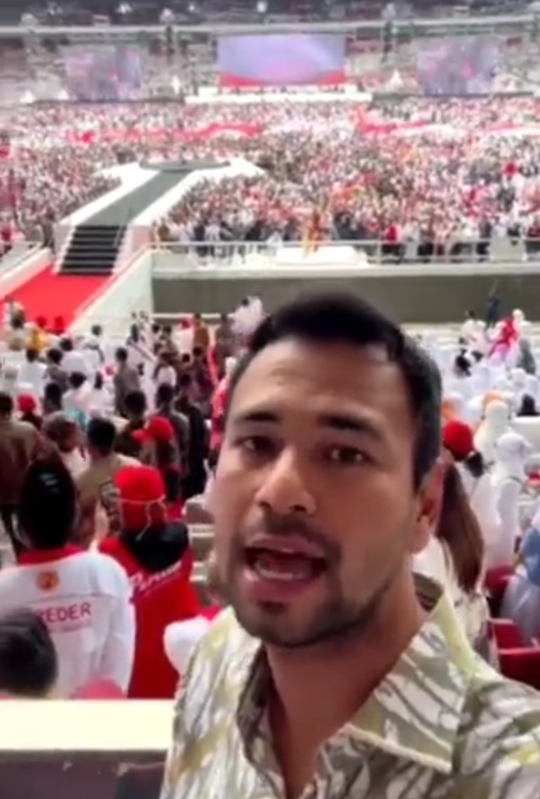 Raffi Ahmad Garap Acara Relawan Jokowi di GBK