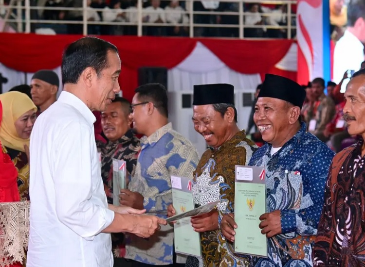 Jokowi: Penerbitan 6 Juta Sertifikat Tanah Dikebut Rampung Tahun 2024