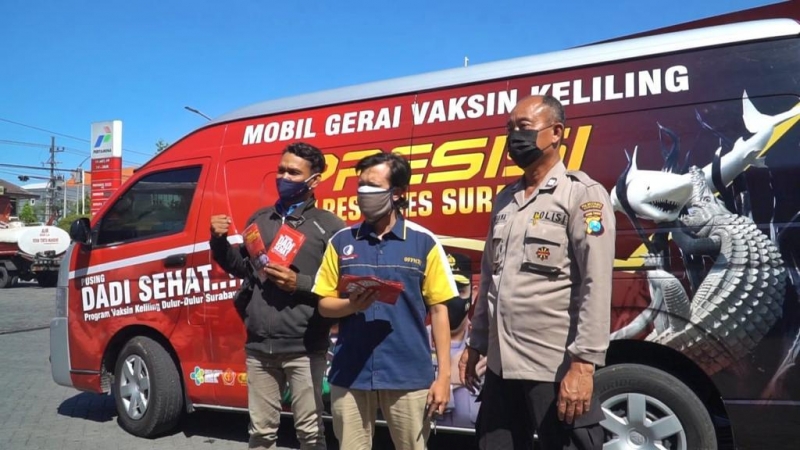 Kapolrestabes Kombes Yusep, Tancap Gas Suntikan 218 ribu Dosis Vaksin ke Arek-arek Suroboyo