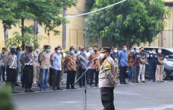 Jelang Penerapan PSBB Jawa Bali, Polrestabes Agendakan PPKM