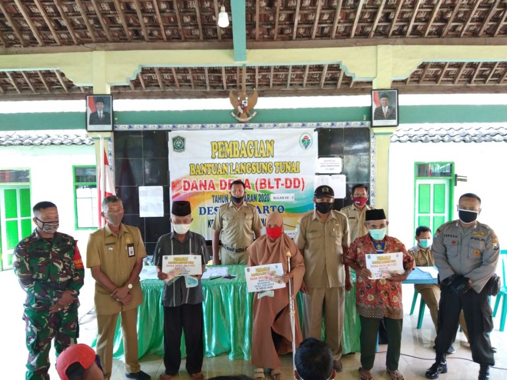 Warga Desa Jokarto Diminta Manfaatkan Bantuan Covid-19 dengan Bijak