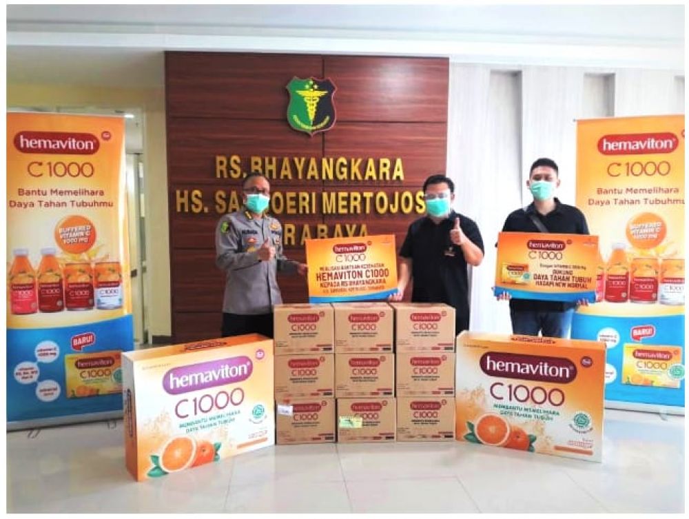 Peringati Hari Bhayangkara, Tempo Scan Group Donasikan Produk Vitamin C