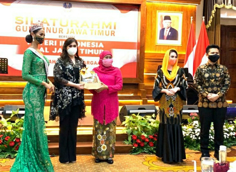 Puteri Indonesia 2020 Silaturahmi Gubernur Jawa Timur