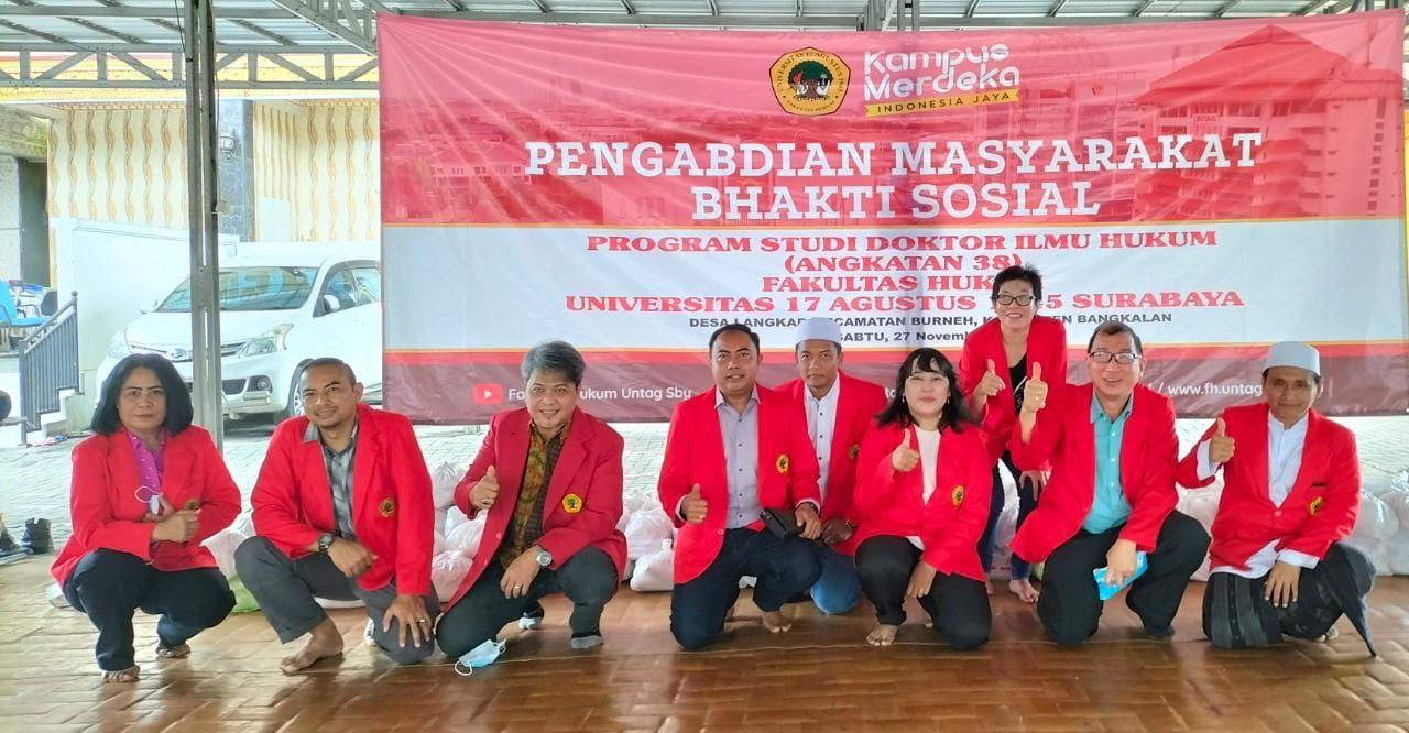 Abdimas DIH 38 Untag Surabaya, Salurkan Bansos untuk 1.000 Santri