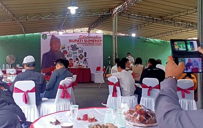 Silaturahmi Dengan Awak Media di Sumenep, Begini Pesan Bijak Bupati Achmad Fauzi