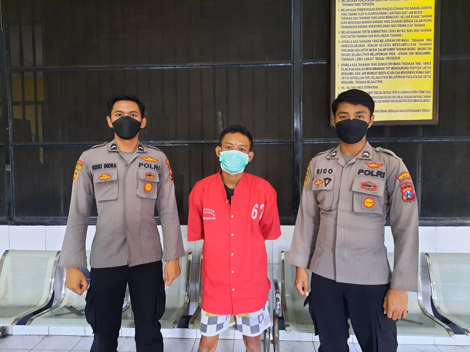 Kembali Berulah, Residivis Jambret di Bekuk Satreskrim Polrestabes Surabaya