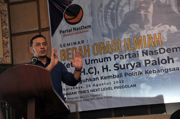 Ide dan Pemikiran Surya Paloh Soal Politik Kebangsaan Dibedah di Surabaya