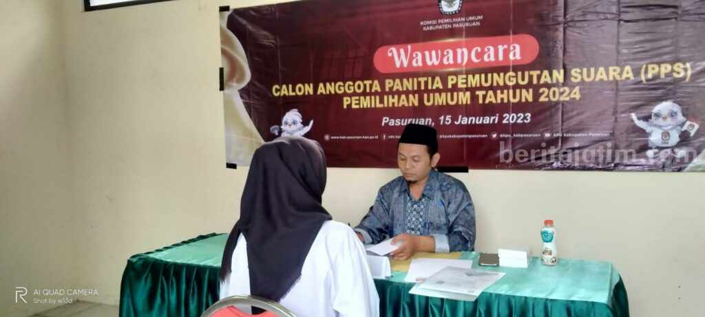 KPU Kabupaten Pasuruan: 1.095 Orang Terpilih Jadi Anggota PPS dan PPK