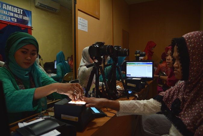 Dispendukcapil Kota Mojokerto Kebut Perekaman e-KTP Ribuan Pemilih Pemula