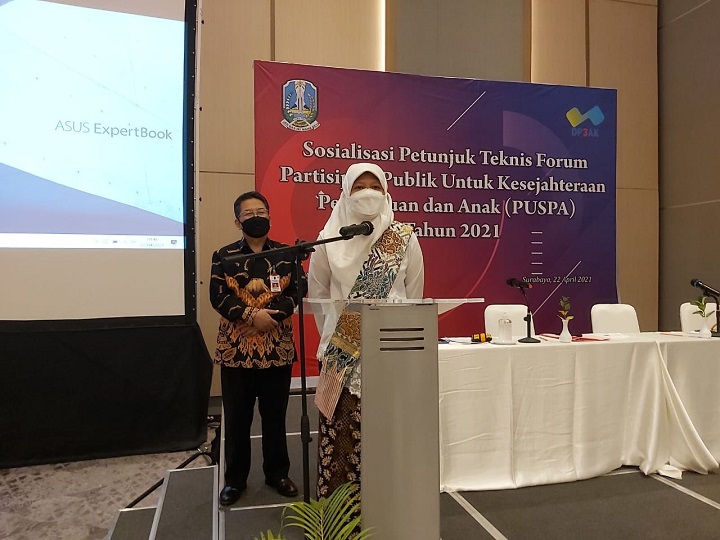 Reni Astuti Raih Penghargaan Puspa Jawa Timur Tahun 2021