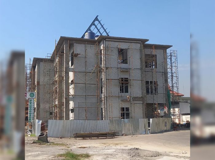 Pembangunan Gedung Baru 3 Lantai OPD Pasuruan Tinggal Finishing