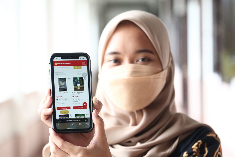 Pemkot Launching Aplikasi Peken Surabaya