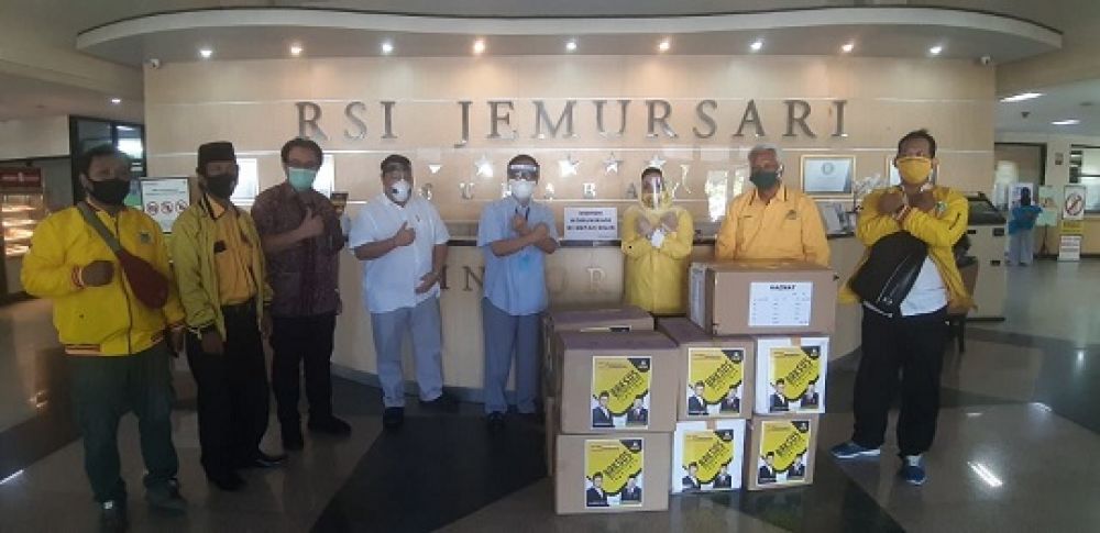 Golkar Surabaya Ajak Masyarakat Gotong Royong Tangani Pandemi Covid-19