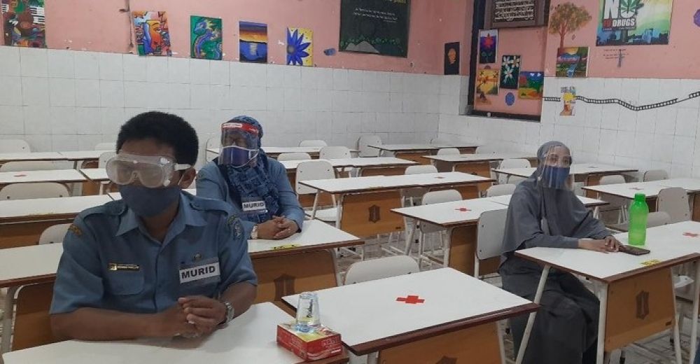 Segudang Protokol Kesehatan Bagi Siswa SMP Surabaya Saat Sekolah Tatap Muka