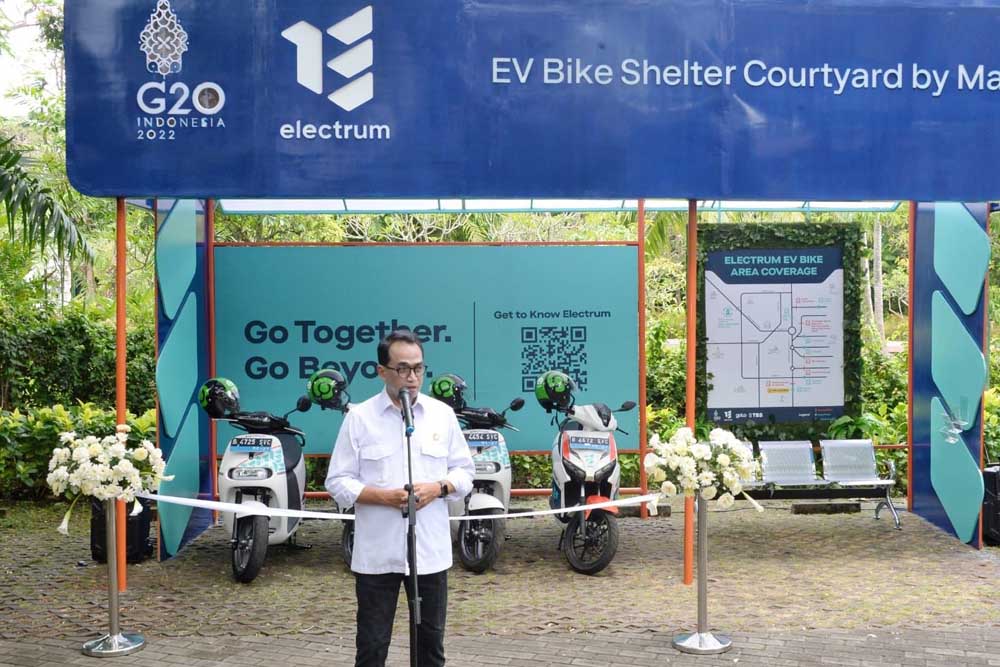 Menhub Siapkan Layanan Ojek Motor Listrik Gratis untuk KTT G20 Bali
