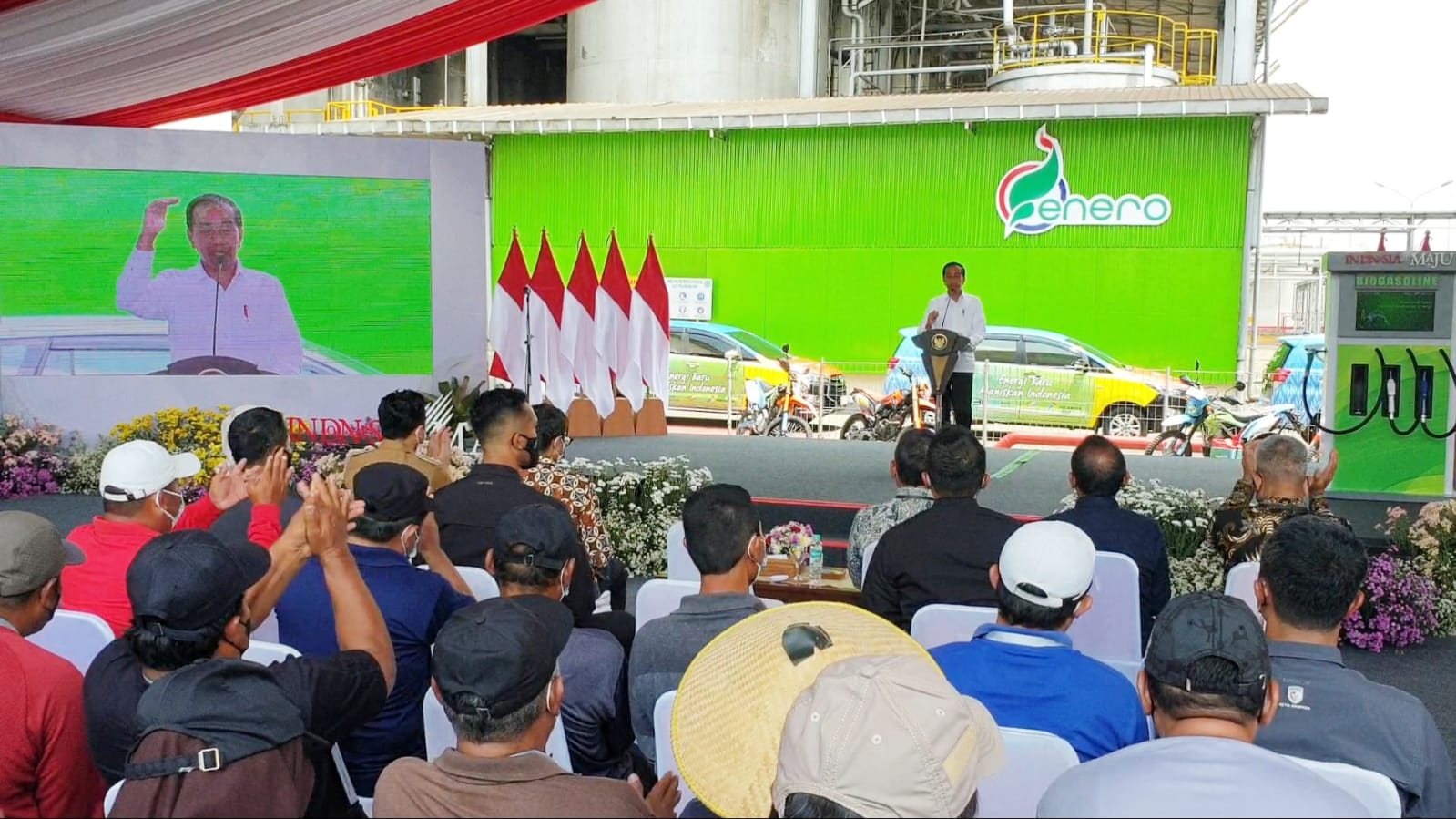 Jokowi Resmikan Bioethanol Tebu di PT Enero Mojokerto