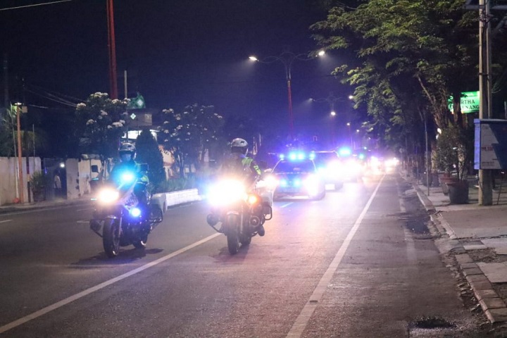 Kejahatan Malam Marak, Polresta Mojokerto Gencarkan Patroli Blue Light di 29 Titik Rawan