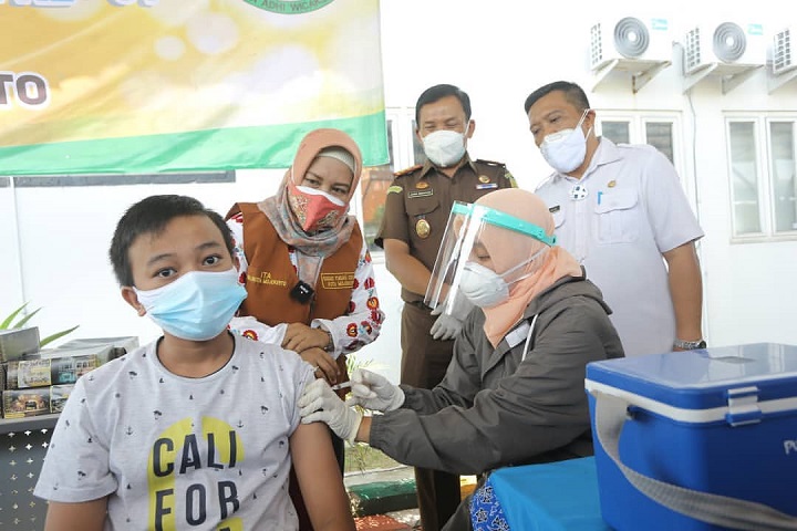 Wapres dan Gubernur Apresiasi Capaian Vaksinasi Kota Mojokerto Tertinggi se Jatim