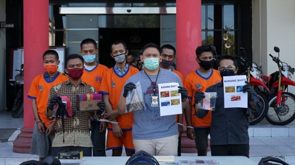 Komplotan Jambret Diringkus Polrestabes Surabaya