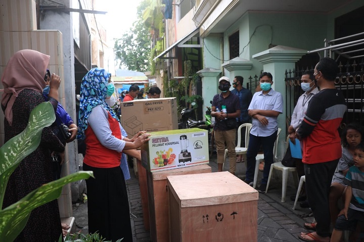 Ditengah Pandemi, Indah Kurnia Terus Bergerak Tingkatkan Kemandirian UMKM Surabaya
