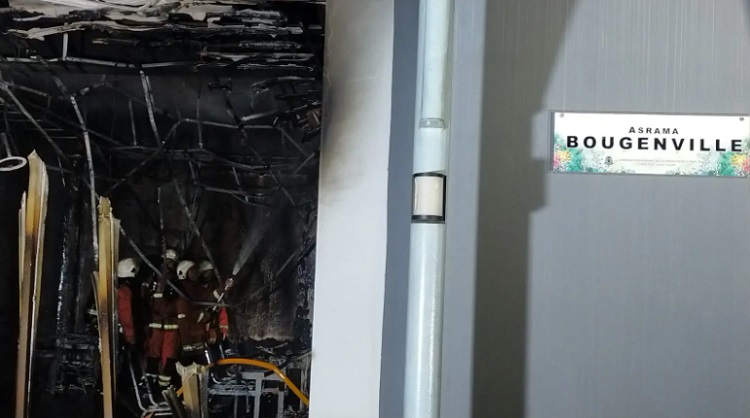 Asrama Gedung BBPMP Jatim Kebakaran, Diduga Korsleting Listrik di Lantai 1